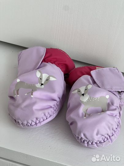 Варежки зимние детские 1 год