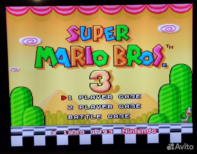 Super Famicom с флеш картриджем