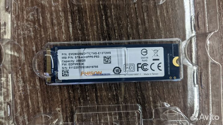 Ssd phison 256 gb