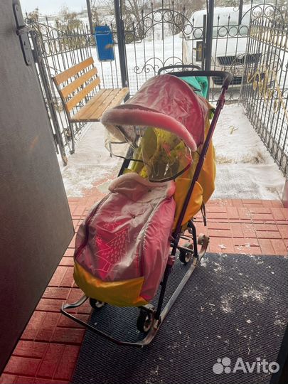 Коляска санки