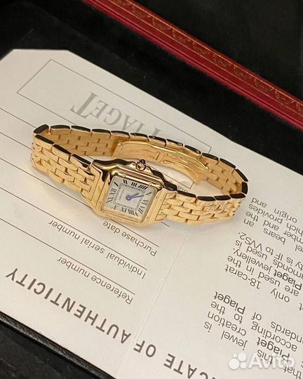 Золотые часы Cartier