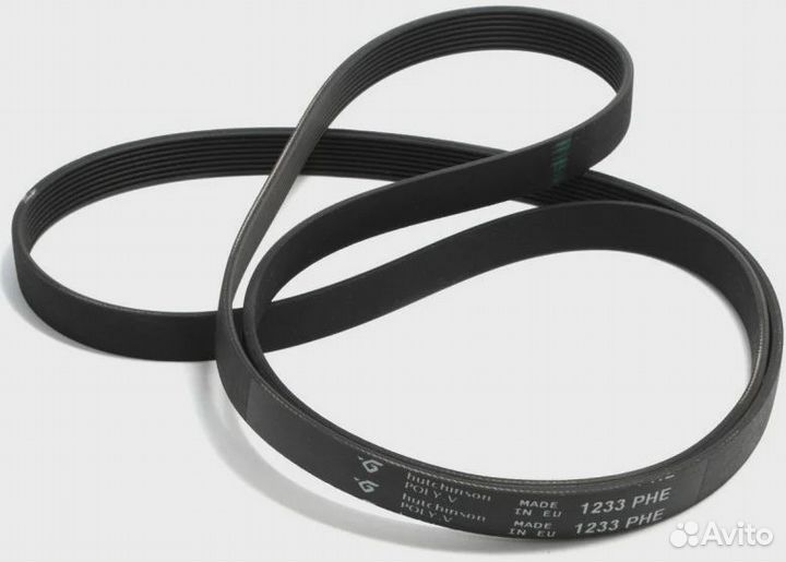 Ремень 1233 H8, чер. 'hutchinson', зам.AV09227, 65