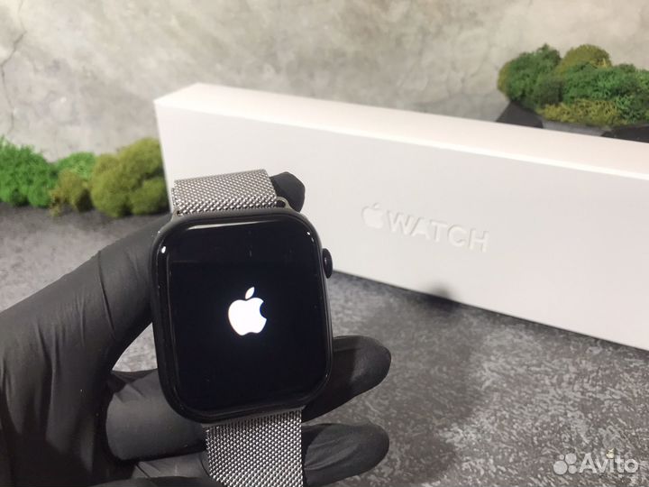 Apple Watch 9 c яблоком при включение + Гарантия