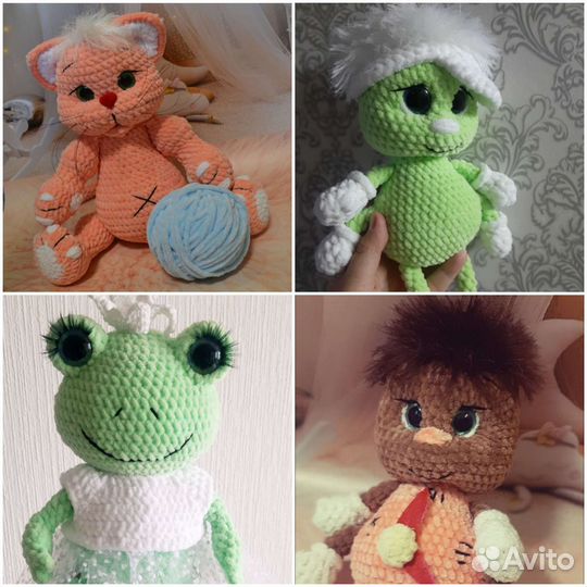 Вязанные игрушки ручной работы