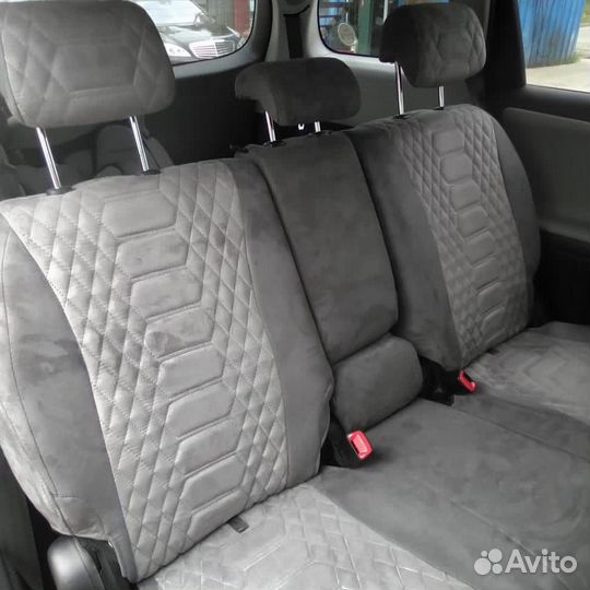 Авточехлы из экокожи toyota wish