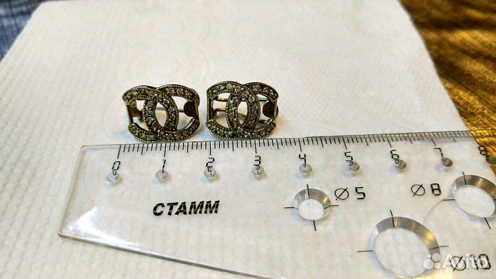 Серьги серебряные