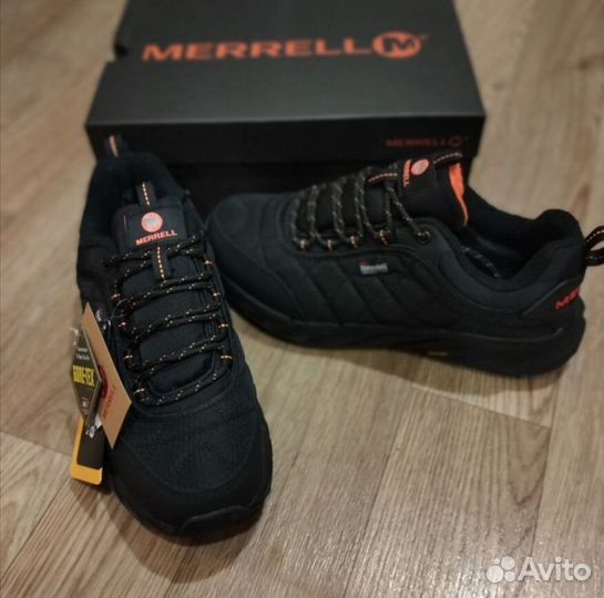 Кроссовки Merrell Vibram gore-tex Термо зима весна