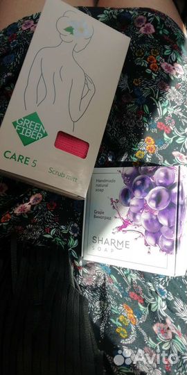 Мочалка варежка для тела