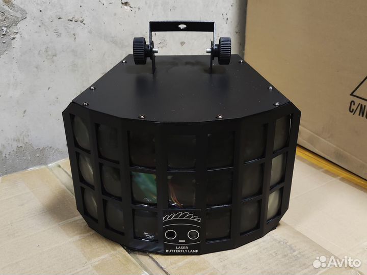 Светомузыка Дерби/Бабочка с RG лазерами на DMX