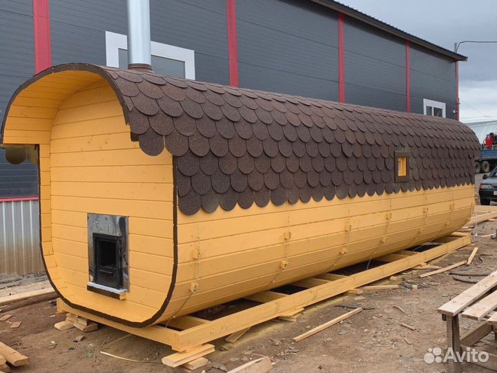 Баня-бочка с доставкой