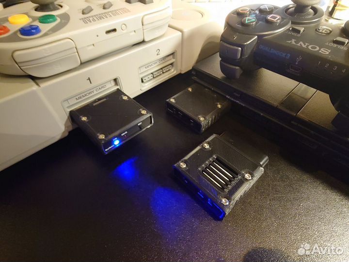 Bluetooth адаптер для PlayStation 1 и 2(BlueRetro)