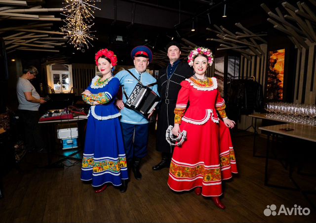 Казачий, народный ансамбль на праздник