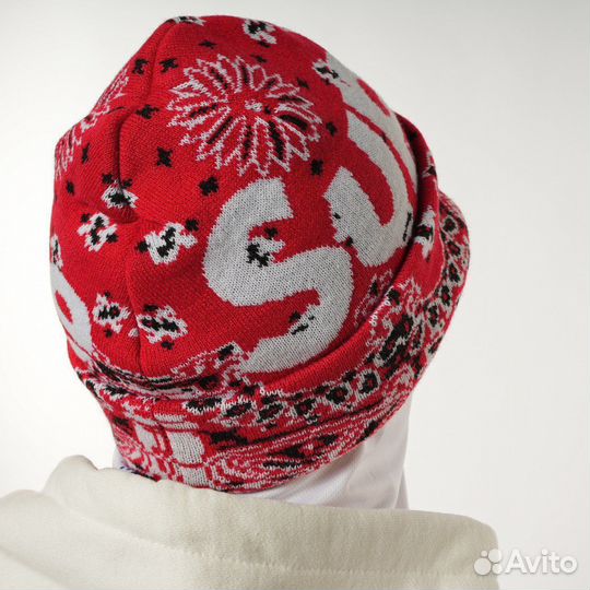 Шапка Supreme Bandana Big Logo Beanie