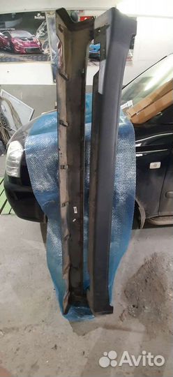 Накладки на порог пластиковые на KIA Sportage