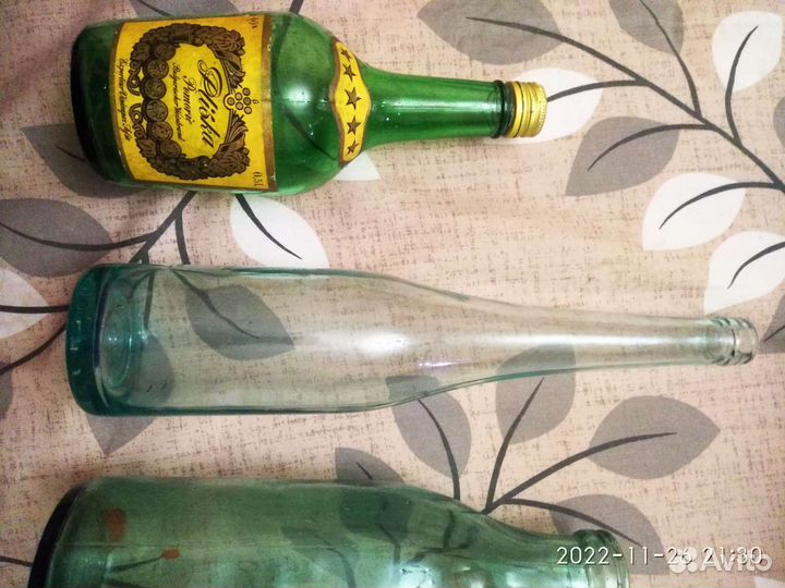 Бутылка стеклянная пустая СССР