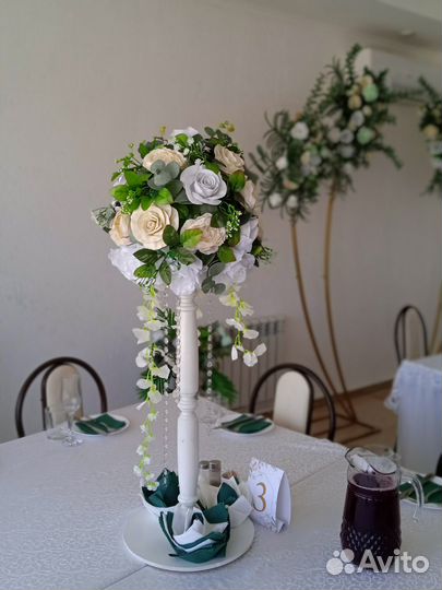 Оформление свадебного зала