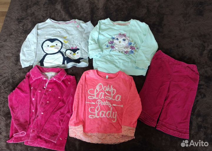 Вещи пакетом на девочку 98-104 р-р