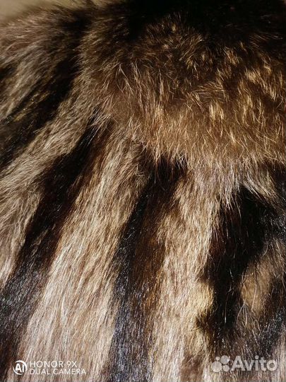 Шуба из енота