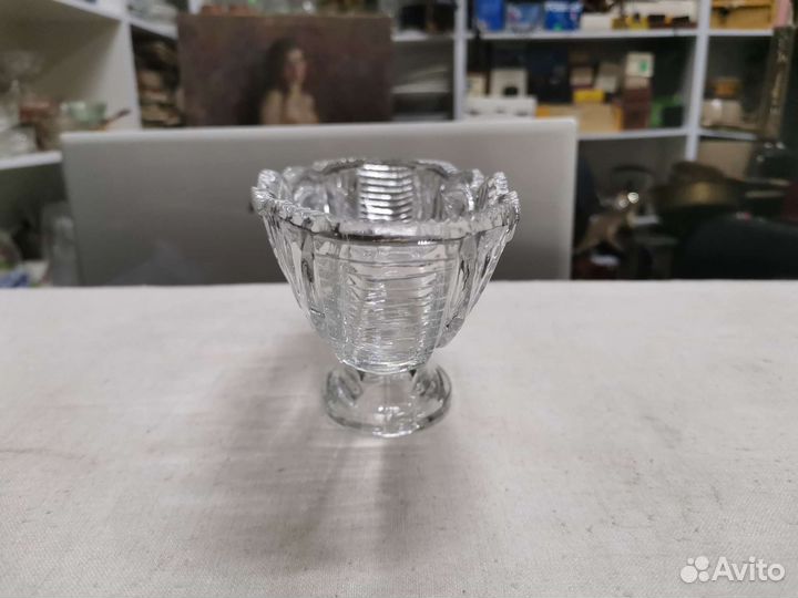Вазочки ладьи хрустальные СССР (Ч)