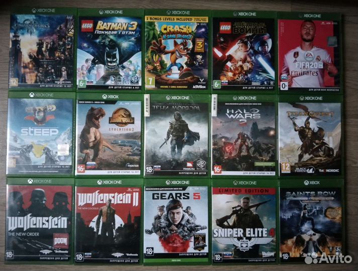 Игры на Xbox One лицензия