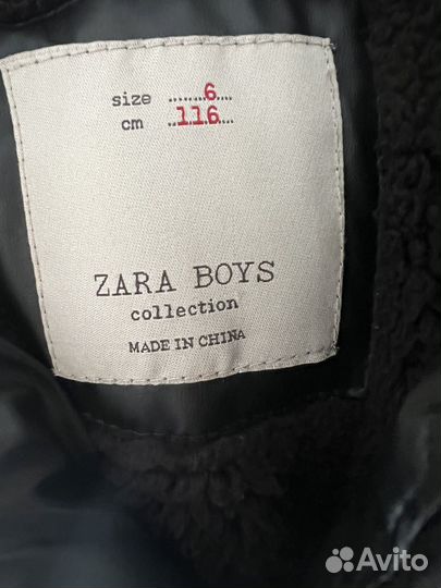 Куртка zara 116 для мальчика