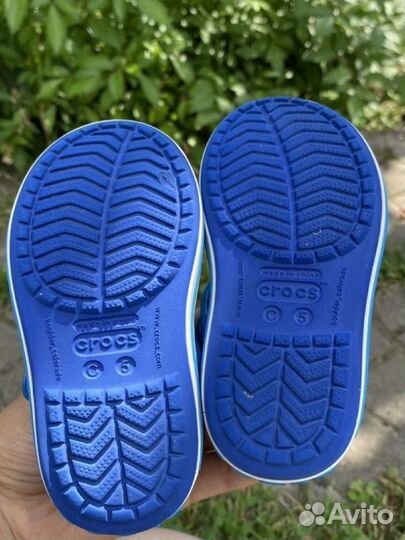 Сандалии детские для мальчиков 20 размер Crocs C5