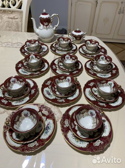 Чайный сервиз фарфор гдр