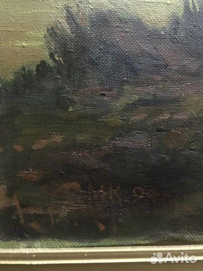 Пейзаж холст, масло, Николай Маврин