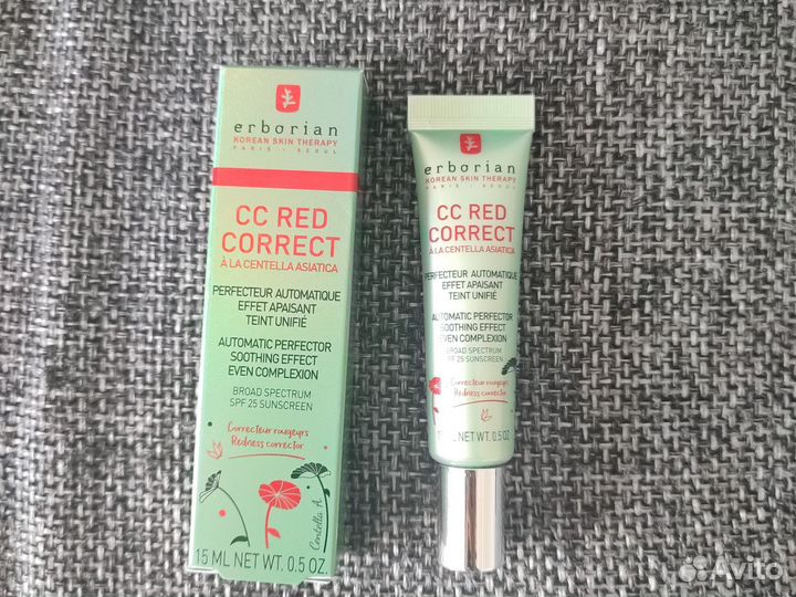 Новый. Erborian cc red correct, корректирующиий