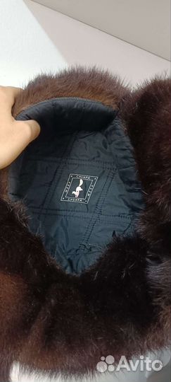 Норковая шапка мужская