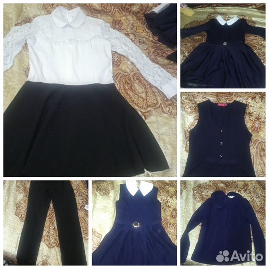 Школьная одежда и обувь на девочку