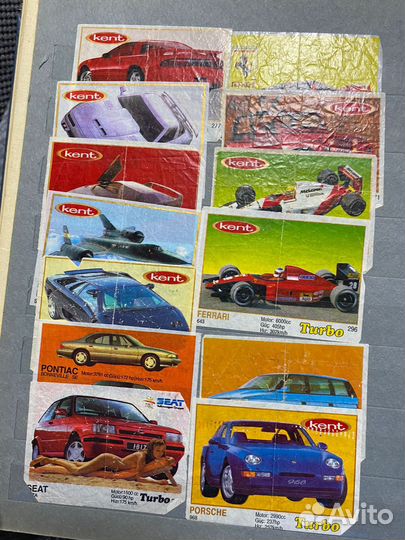 Фантики жевательной резинки turbo, kent