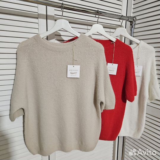 Свитер джемпер с альпакой Италия