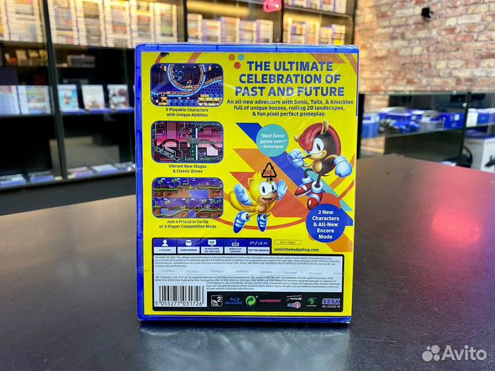 Sonic Mania Plus (PS4) Новый в пленке