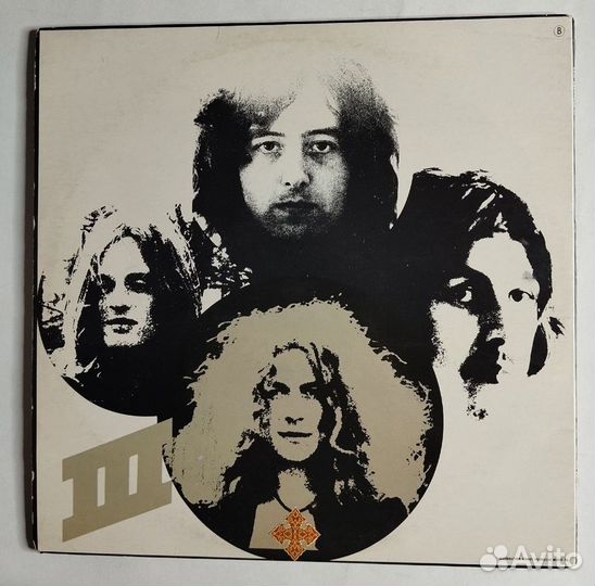 Винтажная виниловая пластинка LP LED Zeppelin III