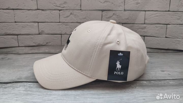 Кепка бейсболка Polo ralph lauren белая летняя