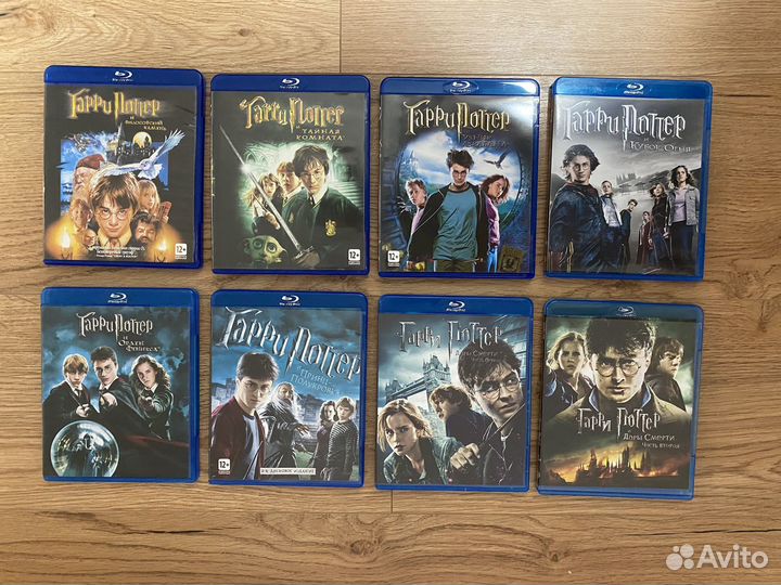 Фильмы Гарри Поттер Blu-ray коллекция (Лицензия)