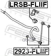 Втулка стабилизатора перед прав/лев lrsb-FL
