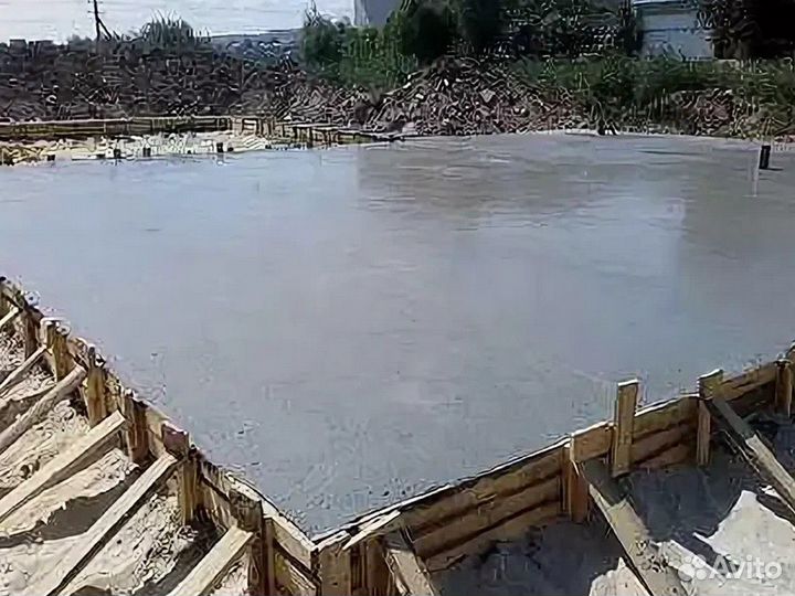 Заливка фундамента бетонные работы забор под ключ