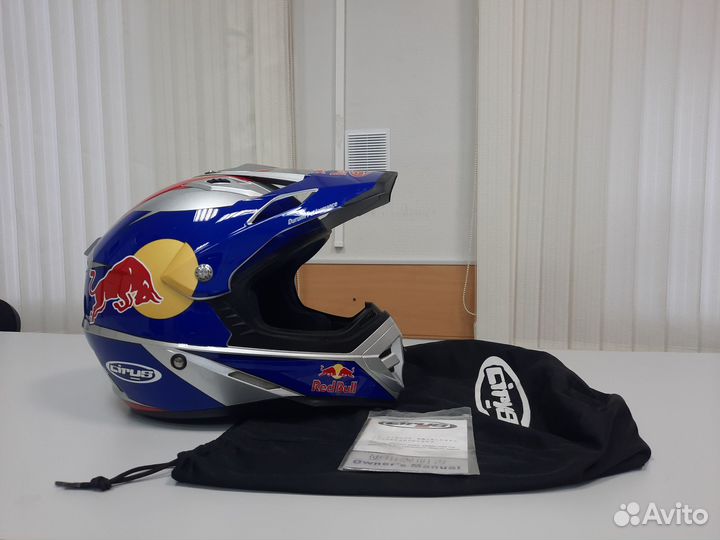 Мотошлем кроссовый Red Bull