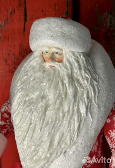 Дед Мороз и Снегурочка ватные