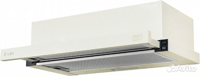 LEX hubble 500 ivory light вытяжка встраиваемая