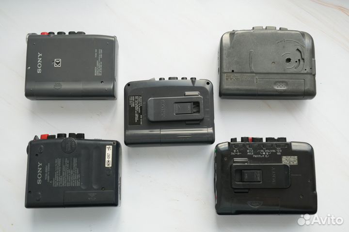 Кассетные плееры и диктофоны Sony