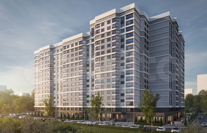 2-к. квартира, 66,1 м², 8/17 эт.