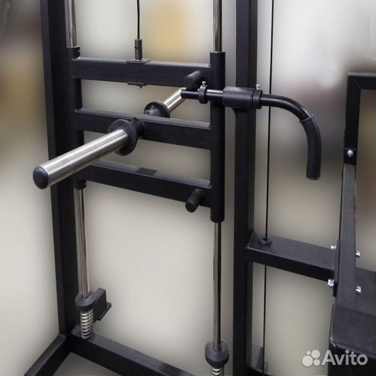 Тренажер для приседаний с отягощением поясом AV320