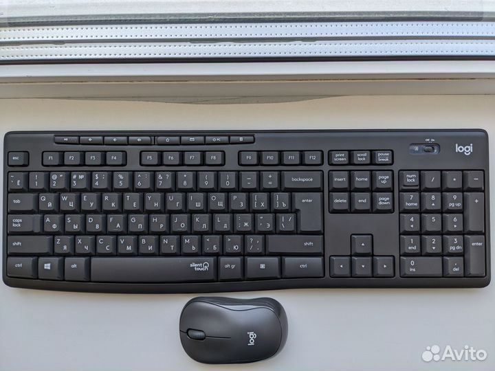 Клавиатура беспроводная Logitech K295 и Мышь М220