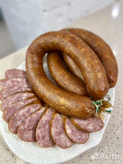 Краковская колбаса натуральная домашняя