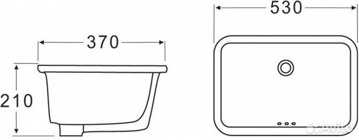 Раковина BelBagno BB1006