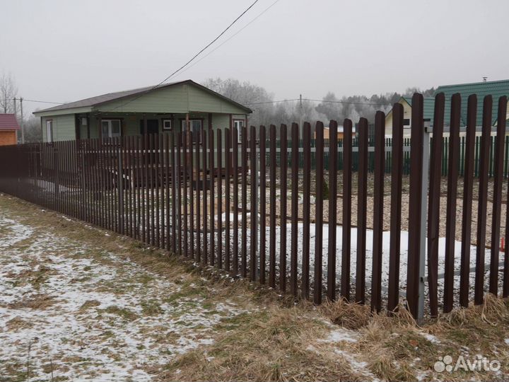 Откатные ворота с установкой