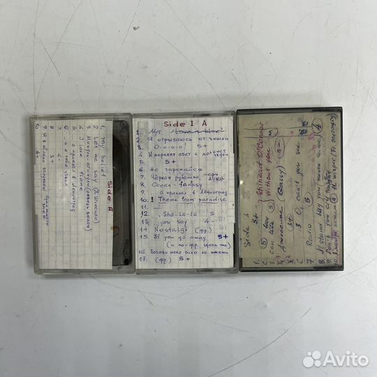 Аудиокассеты 19 штук одним лотом музыка